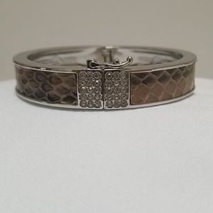 Ann Taylor snakeskin cuff